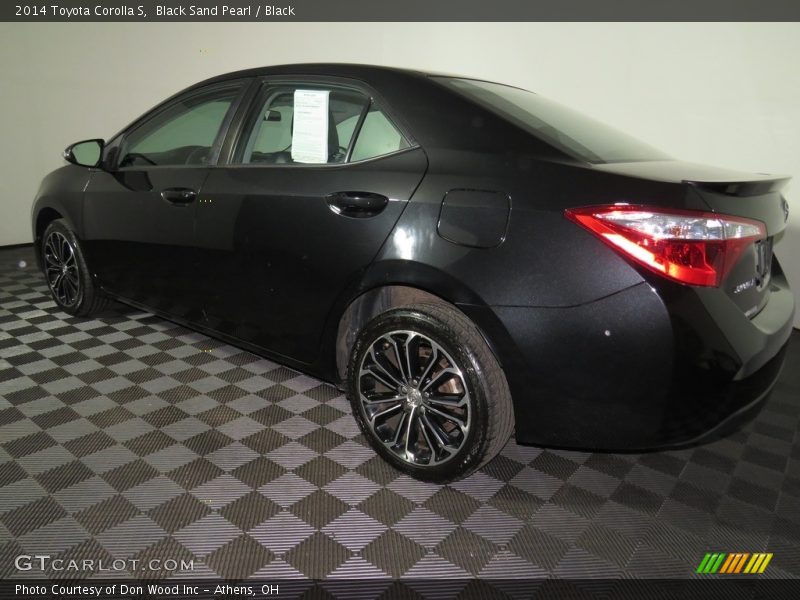 Black Sand Pearl / Black 2014 Toyota Corolla S