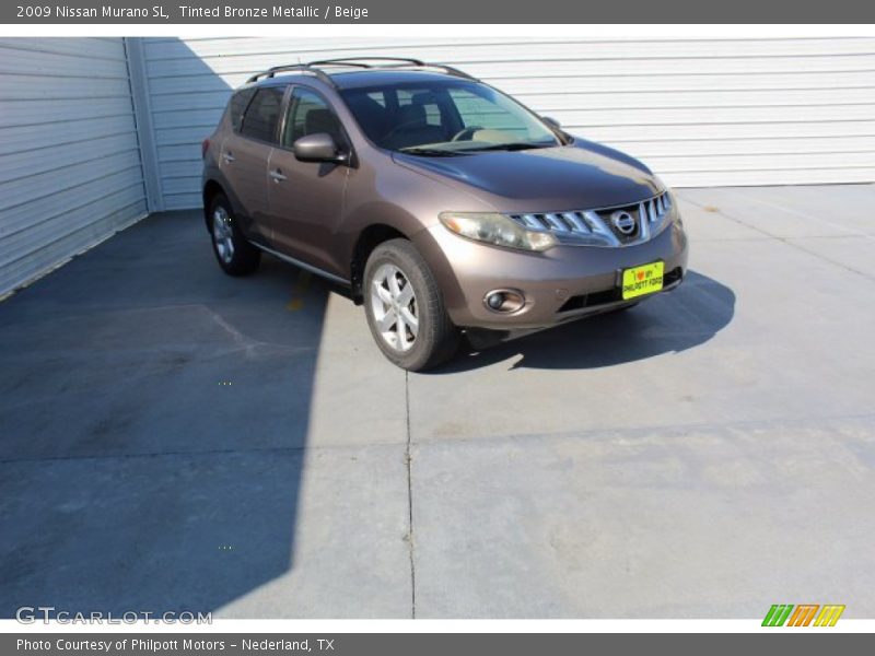 Tinted Bronze Metallic / Beige 2009 Nissan Murano SL