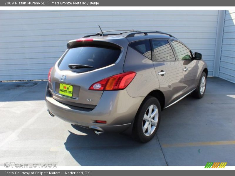 Tinted Bronze Metallic / Beige 2009 Nissan Murano SL