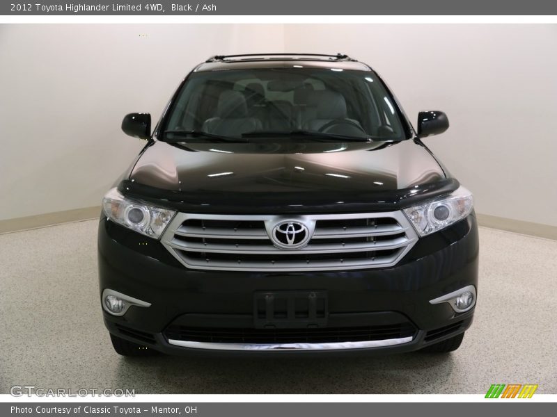Black / Ash 2012 Toyota Highlander Limited 4WD