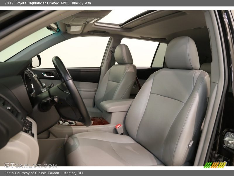 Black / Ash 2012 Toyota Highlander Limited 4WD