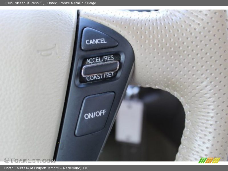 Tinted Bronze Metallic / Beige 2009 Nissan Murano SL