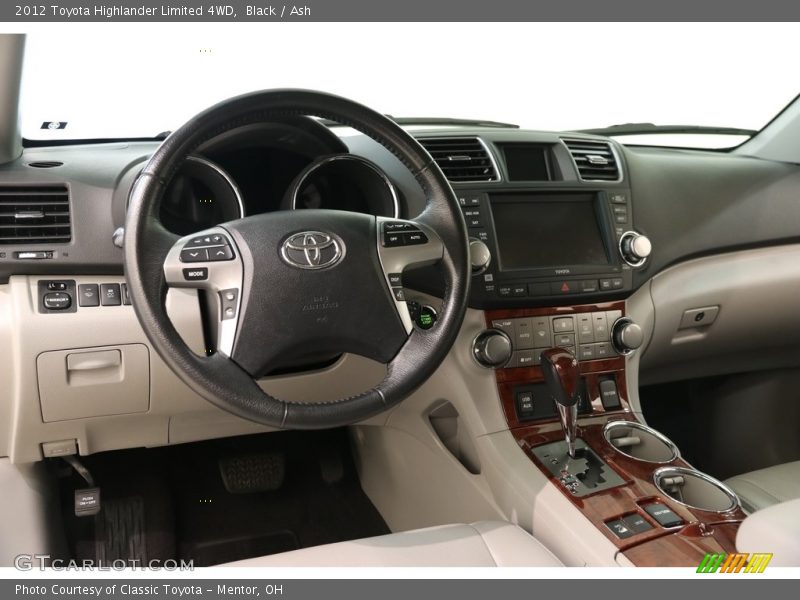 Black / Ash 2012 Toyota Highlander Limited 4WD