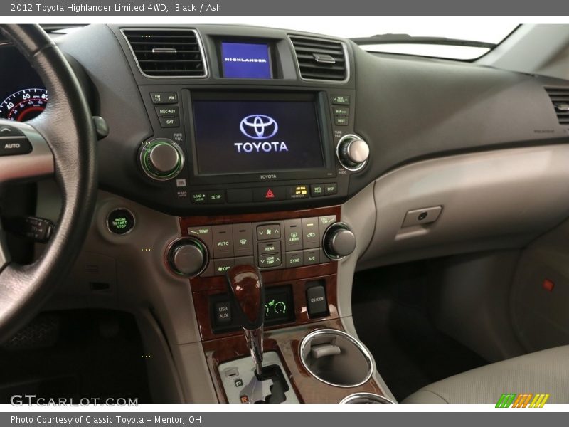 Black / Ash 2012 Toyota Highlander Limited 4WD