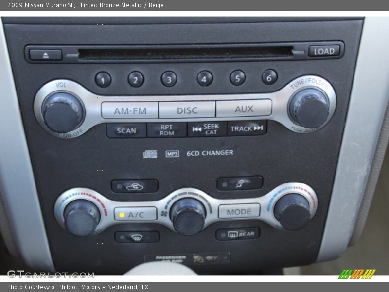 Tinted Bronze Metallic / Beige 2009 Nissan Murano SL