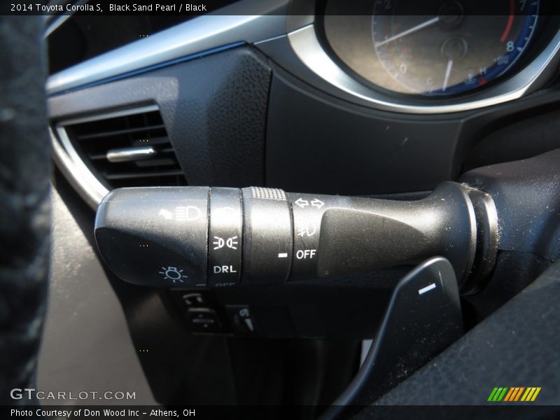 Black Sand Pearl / Black 2014 Toyota Corolla S