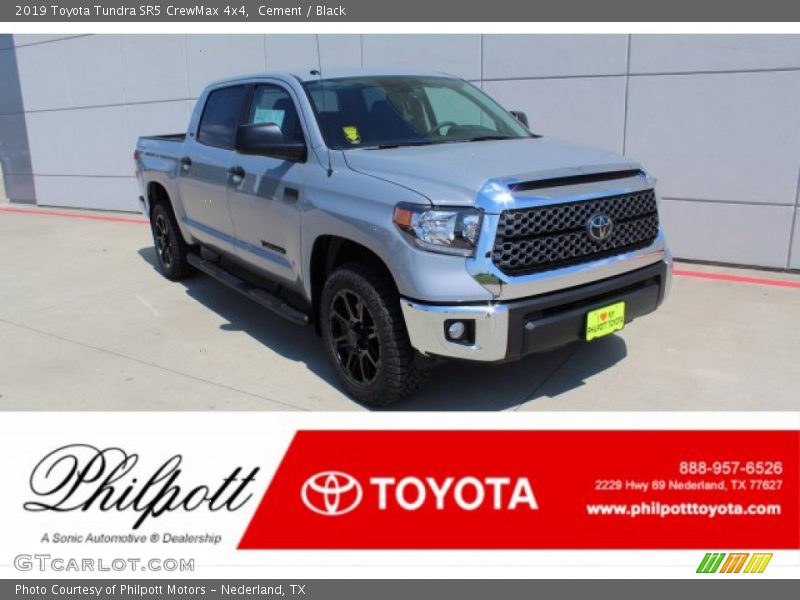 Cement / Black 2019 Toyota Tundra SR5 CrewMax 4x4