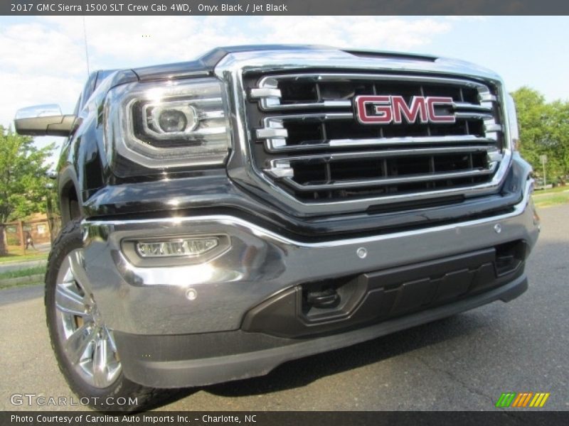 Onyx Black / Jet Black 2017 GMC Sierra 1500 SLT Crew Cab 4WD