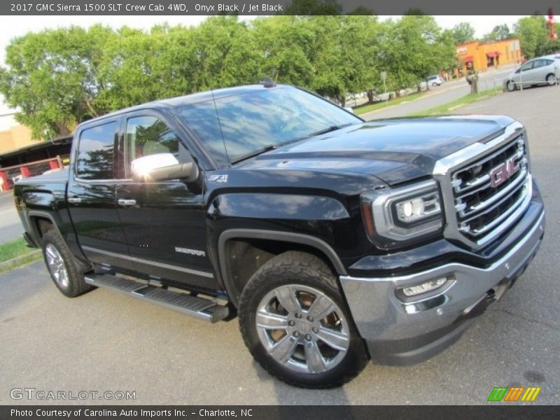 Onyx Black / Jet Black 2017 GMC Sierra 1500 SLT Crew Cab 4WD