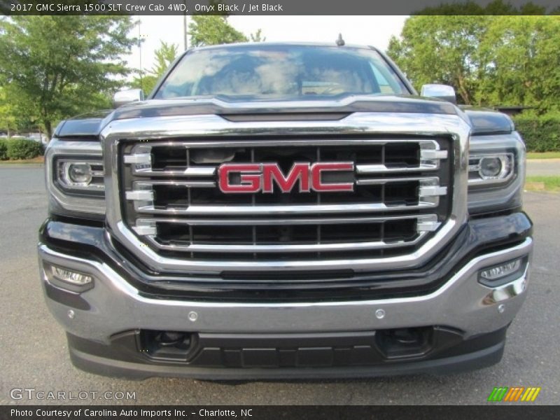 Onyx Black / Jet Black 2017 GMC Sierra 1500 SLT Crew Cab 4WD