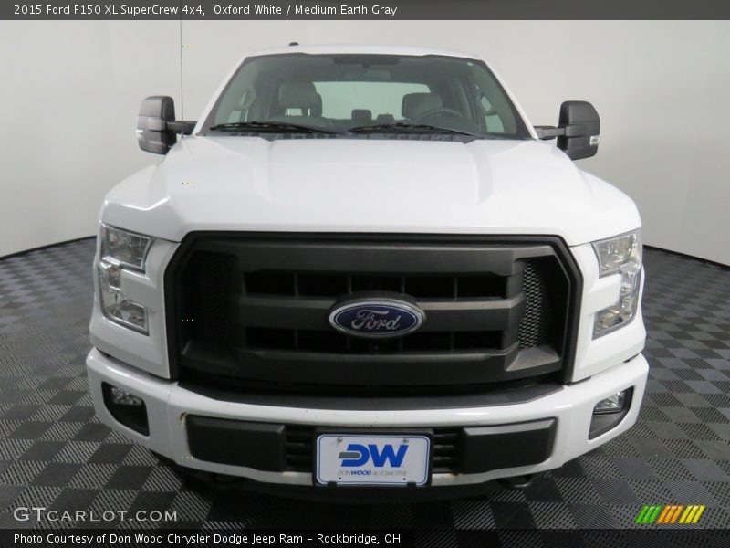 Oxford White / Medium Earth Gray 2015 Ford F150 XL SuperCrew 4x4