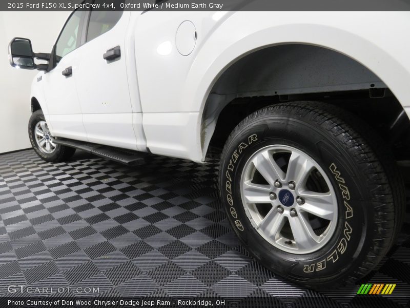 Oxford White / Medium Earth Gray 2015 Ford F150 XL SuperCrew 4x4