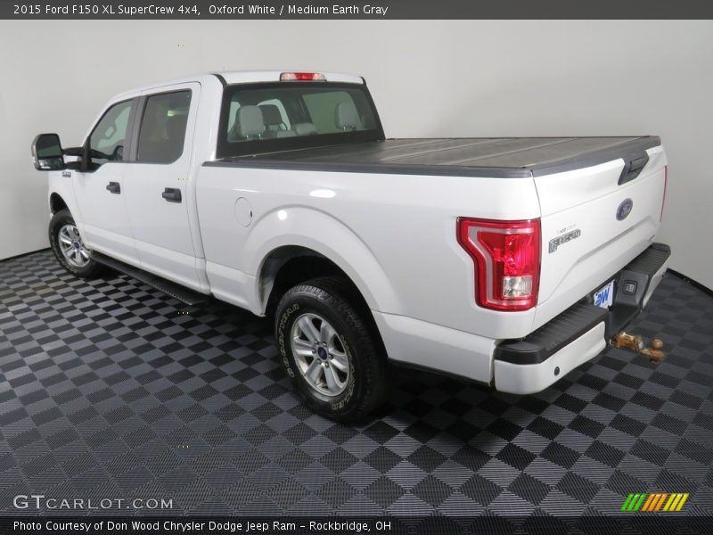 Oxford White / Medium Earth Gray 2015 Ford F150 XL SuperCrew 4x4