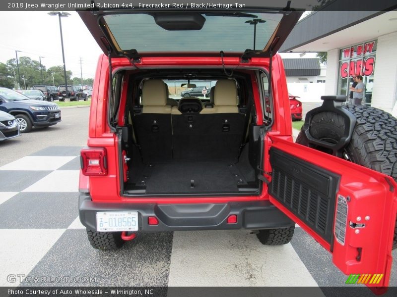 Firecracker Red / Black/Heritage Tan 2018 Jeep Wrangler Unlimited Rubicon 4x4