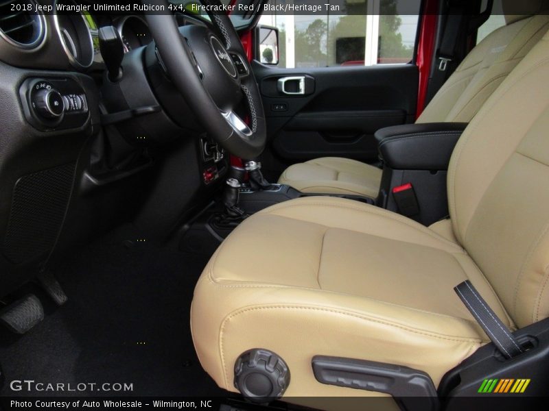 Firecracker Red / Black/Heritage Tan 2018 Jeep Wrangler Unlimited Rubicon 4x4