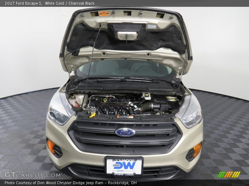 White Gold / Charcoal Black 2017 Ford Escape S
