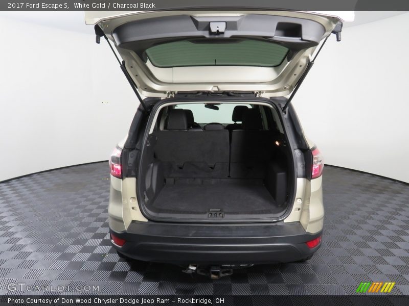 White Gold / Charcoal Black 2017 Ford Escape S