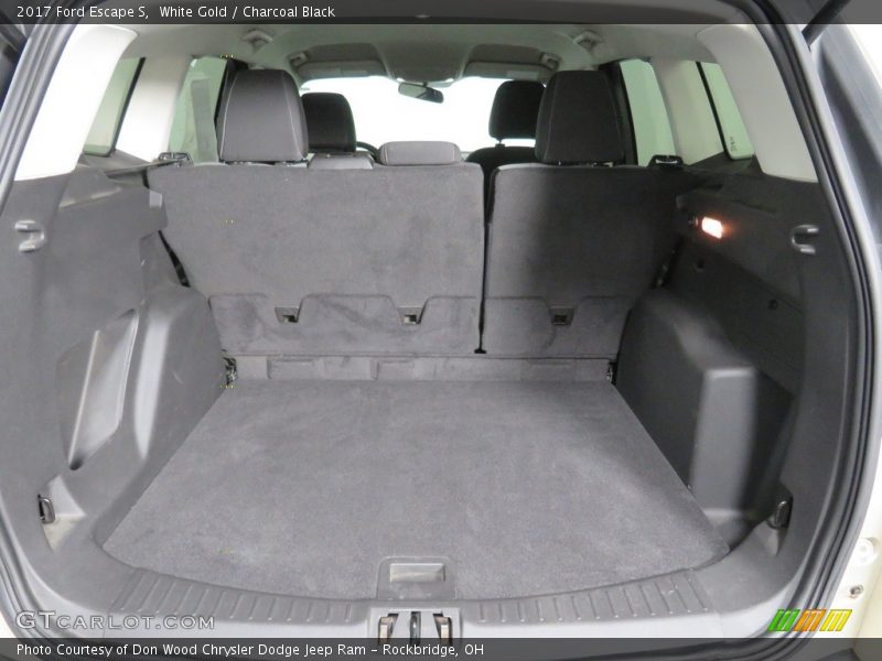 White Gold / Charcoal Black 2017 Ford Escape S