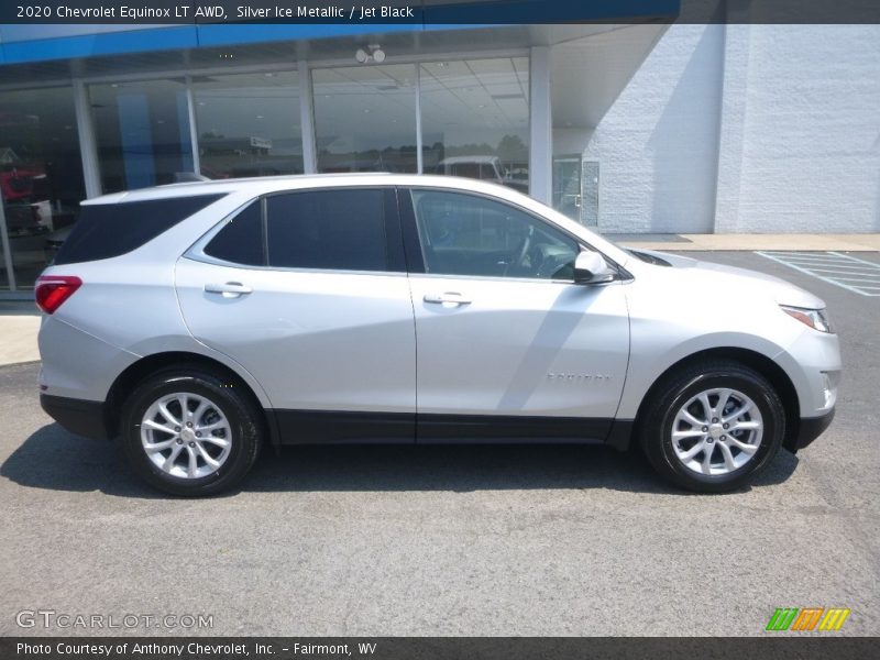 Silver Ice Metallic / Jet Black 2020 Chevrolet Equinox LT AWD