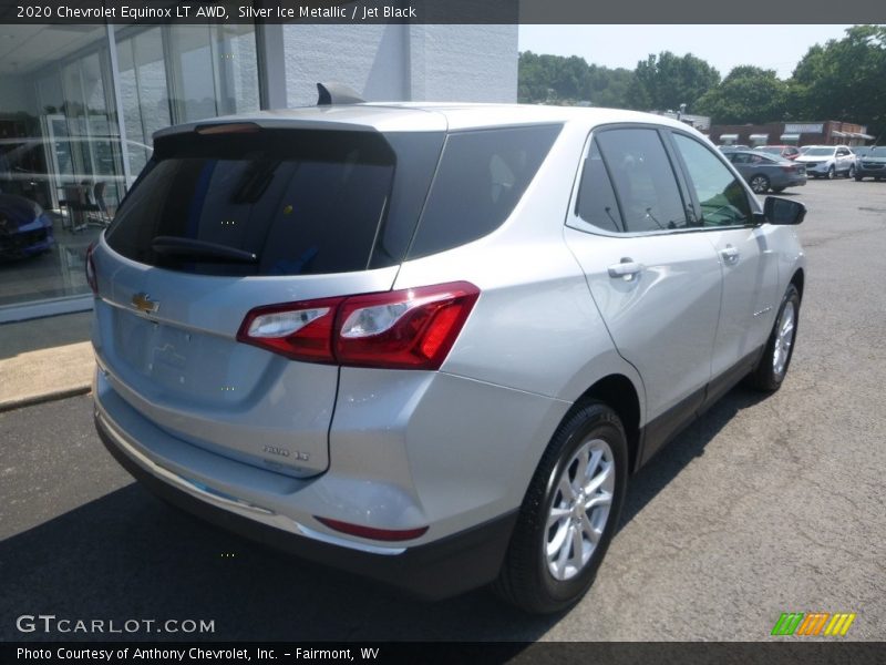 Silver Ice Metallic / Jet Black 2020 Chevrolet Equinox LT AWD