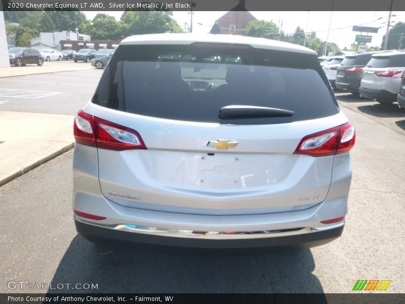 Silver Ice Metallic / Jet Black 2020 Chevrolet Equinox LT AWD