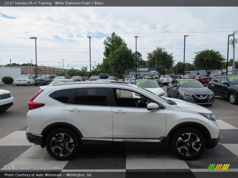 White Diamond Pearl / Black 2017 Honda CR-V Touring