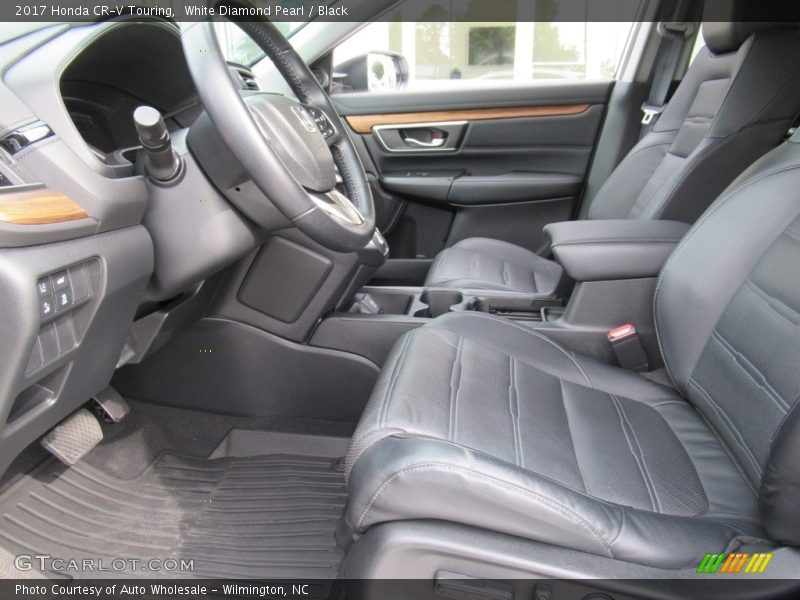 White Diamond Pearl / Black 2017 Honda CR-V Touring