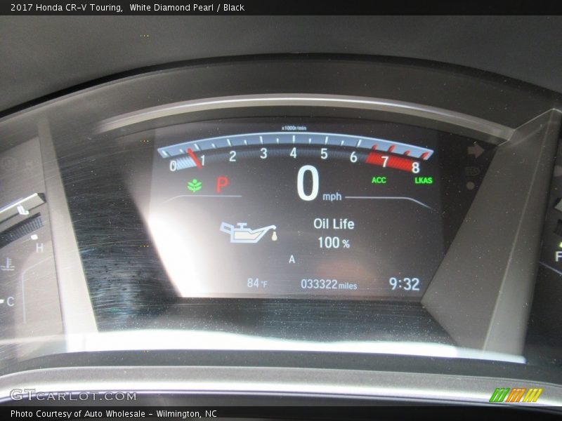 White Diamond Pearl / Black 2017 Honda CR-V Touring