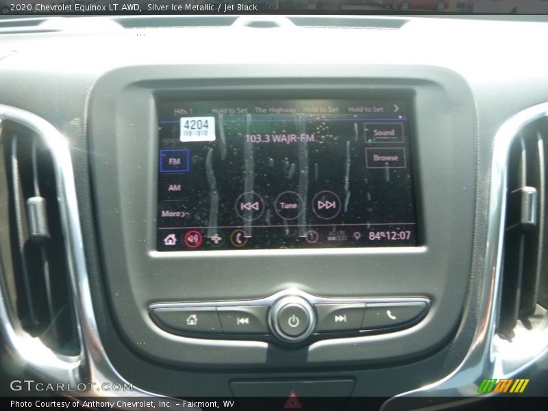 Silver Ice Metallic / Jet Black 2020 Chevrolet Equinox LT AWD