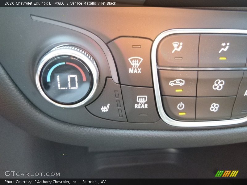 Silver Ice Metallic / Jet Black 2020 Chevrolet Equinox LT AWD