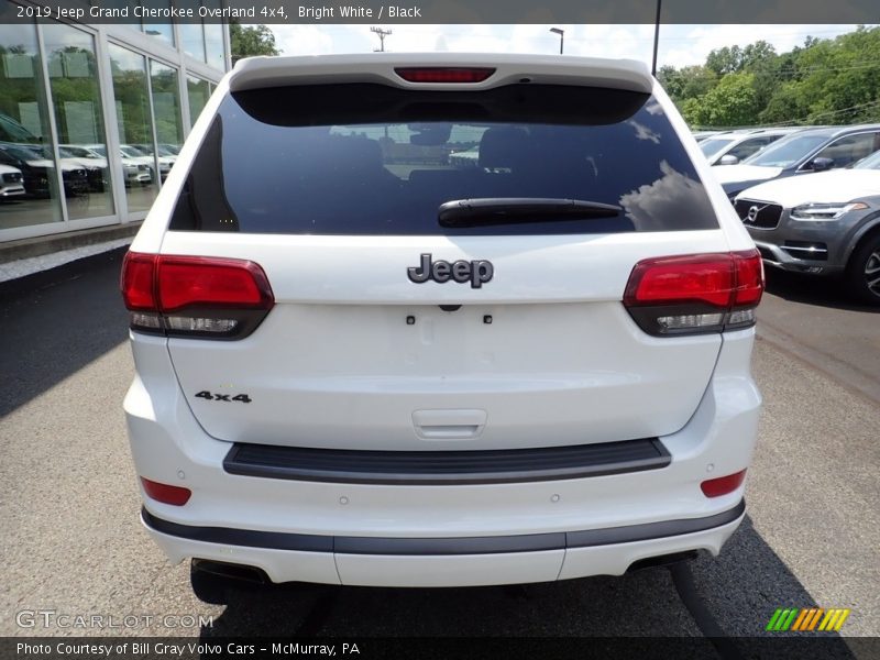 Bright White / Black 2019 Jeep Grand Cherokee Overland 4x4