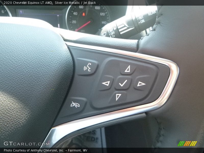 Silver Ice Metallic / Jet Black 2020 Chevrolet Equinox LT AWD