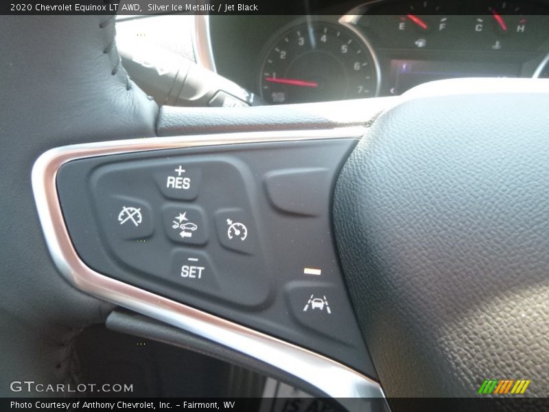 Silver Ice Metallic / Jet Black 2020 Chevrolet Equinox LT AWD
