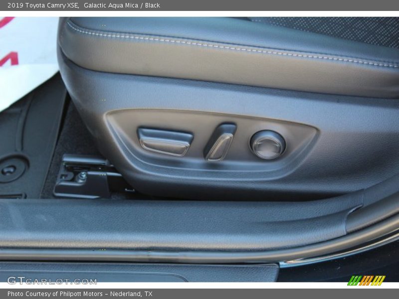 Galactic Aqua Mica / Black 2019 Toyota Camry XSE