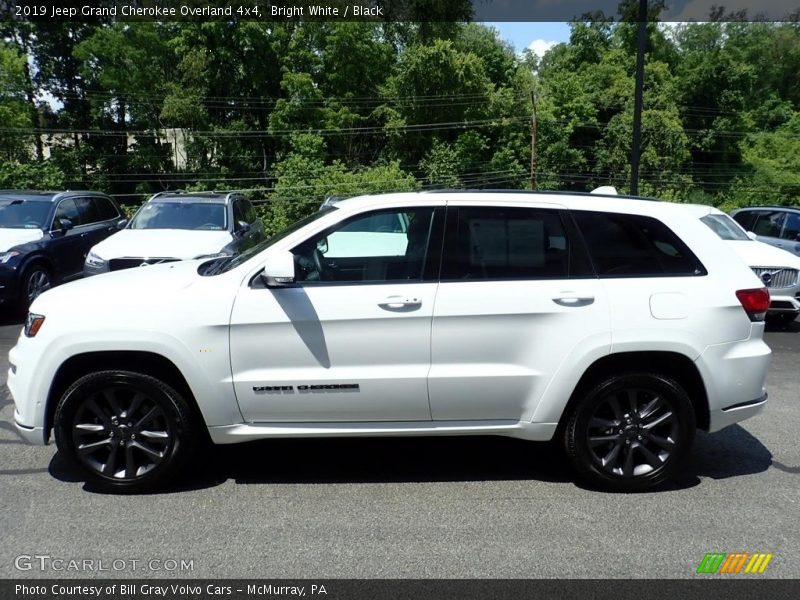 Bright White / Black 2019 Jeep Grand Cherokee Overland 4x4