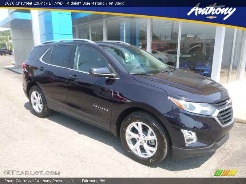 Midnight Blue Metallic / Jet Black 2020 Chevrolet Equinox LT AWD