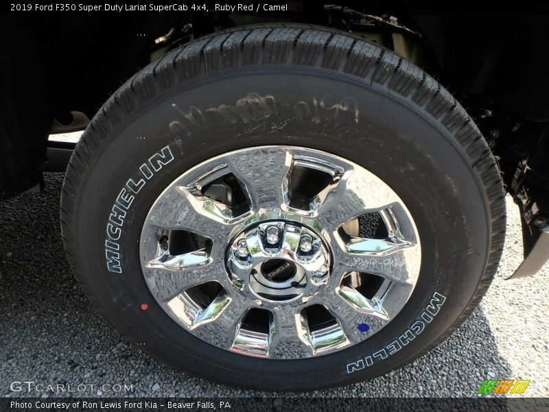 Ruby Red / Camel 2019 Ford F350 Super Duty Lariat SuperCab 4x4