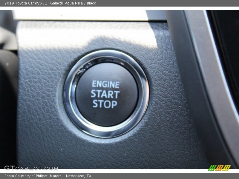 Galactic Aqua Mica / Black 2019 Toyota Camry XSE