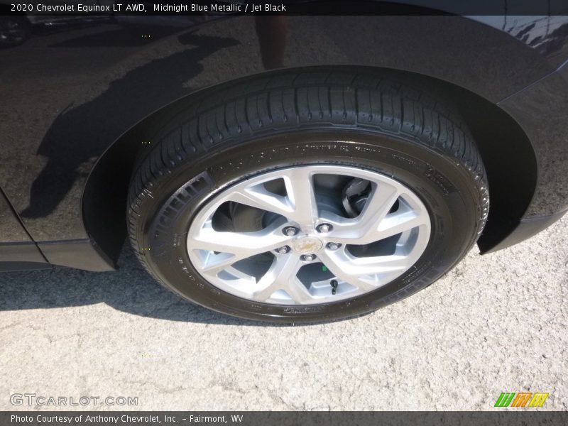 Midnight Blue Metallic / Jet Black 2020 Chevrolet Equinox LT AWD