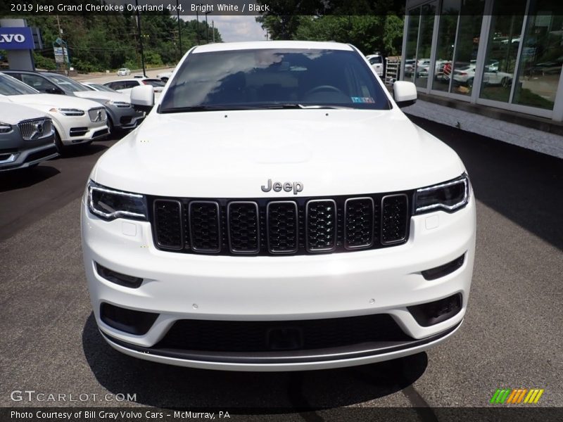 Bright White / Black 2019 Jeep Grand Cherokee Overland 4x4