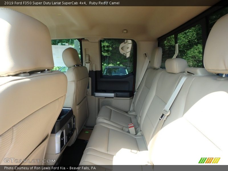 Rear Seat of 2019 F350 Super Duty Lariat SuperCab 4x4