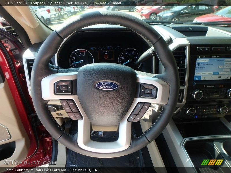  2019 F350 Super Duty Lariat SuperCab 4x4 Steering Wheel