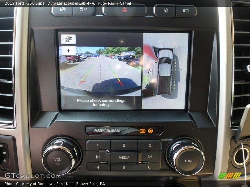 Ruby Red / Camel 2019 Ford F350 Super Duty Lariat SuperCab 4x4