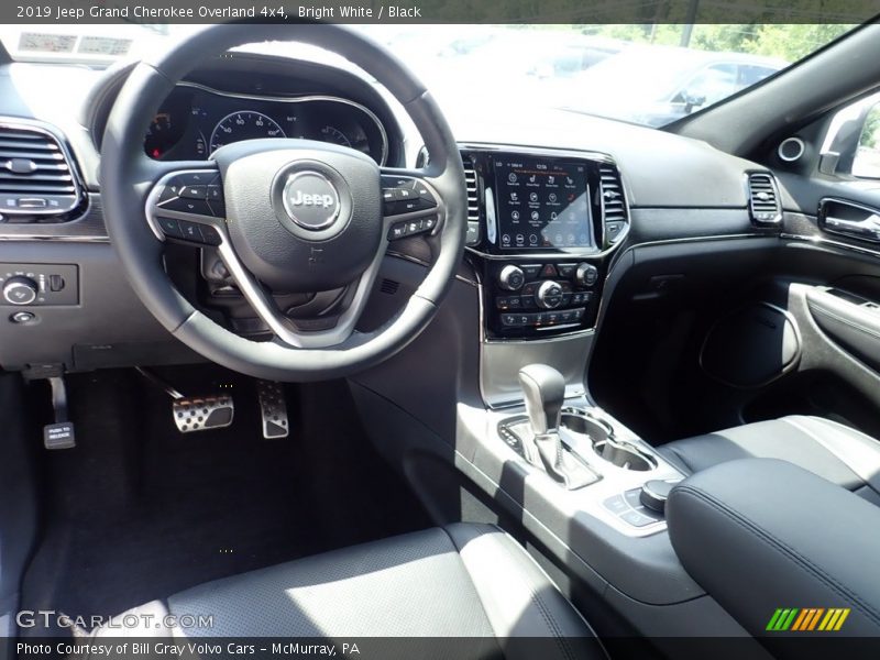 Bright White / Black 2019 Jeep Grand Cherokee Overland 4x4