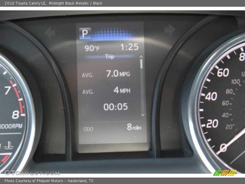 Midnight Black Metallic / Black 2019 Toyota Camry LE