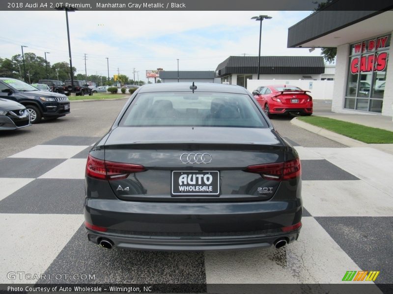 Manhattan Gray Metallic / Black 2018 Audi A4 2.0T Premium