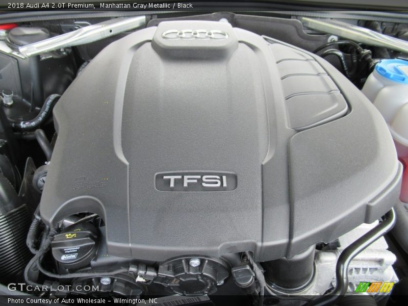 Manhattan Gray Metallic / Black 2018 Audi A4 2.0T Premium