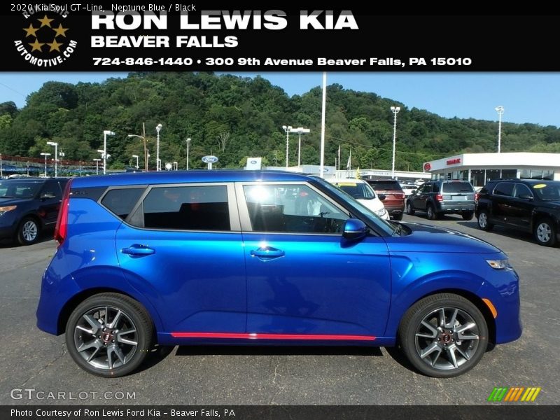 Neptune Blue / Black 2020 Kia Soul GT-Line