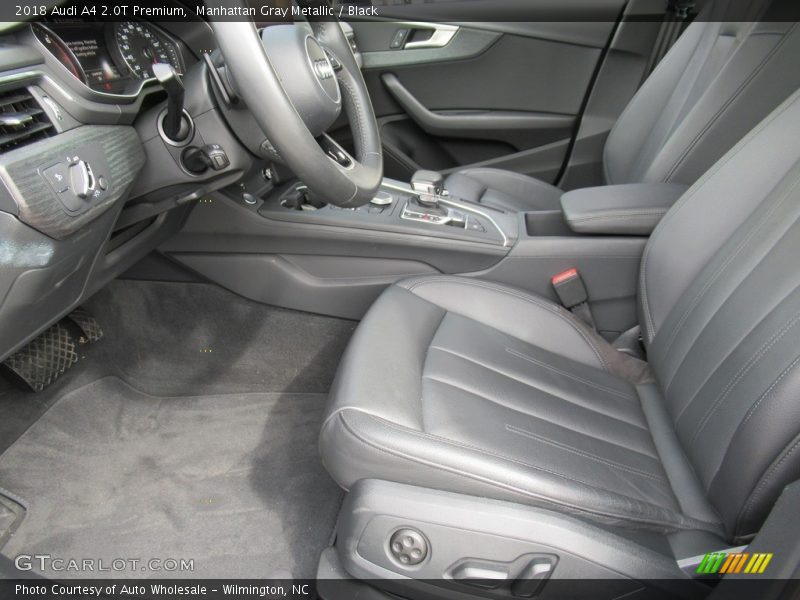 Manhattan Gray Metallic / Black 2018 Audi A4 2.0T Premium