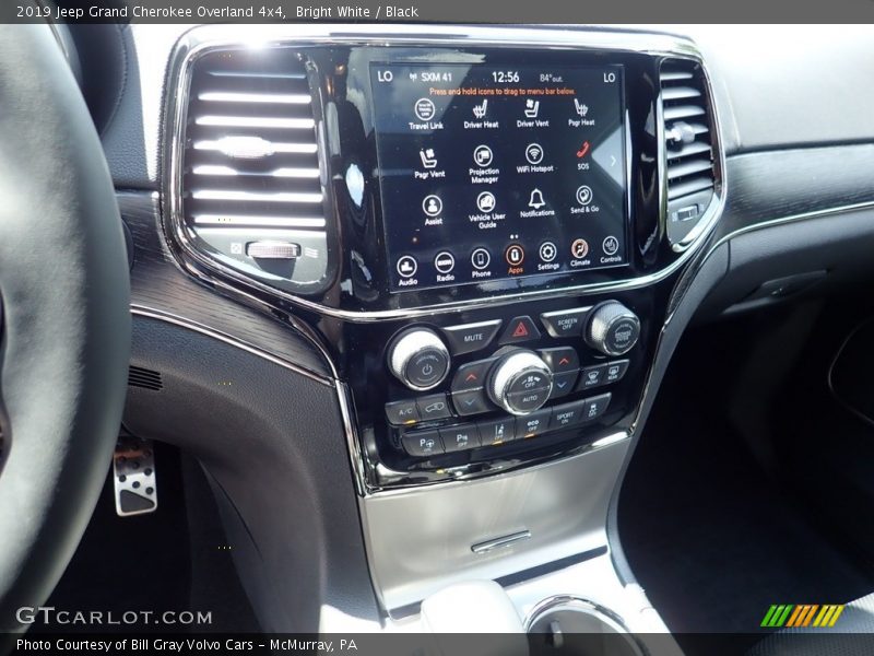 Bright White / Black 2019 Jeep Grand Cherokee Overland 4x4